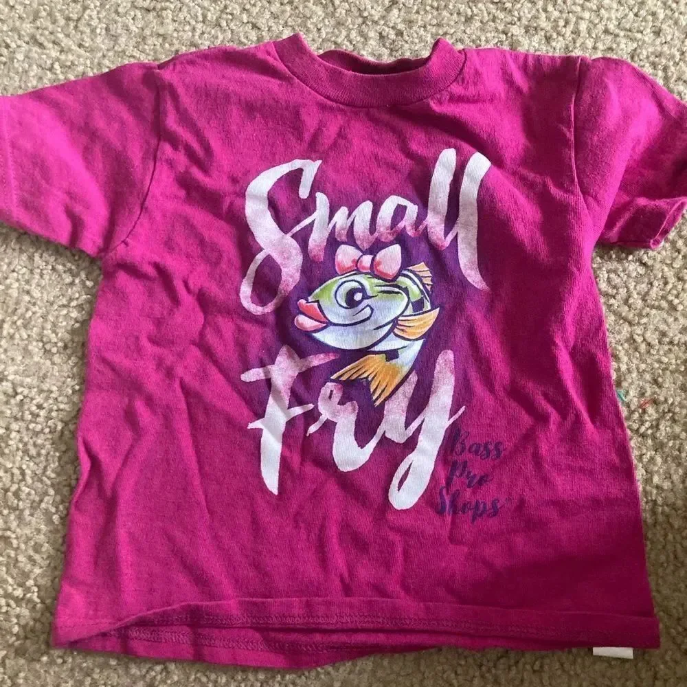 Toddler Girl Bass Pro Shops Pink Small Fry Fish Tshirt